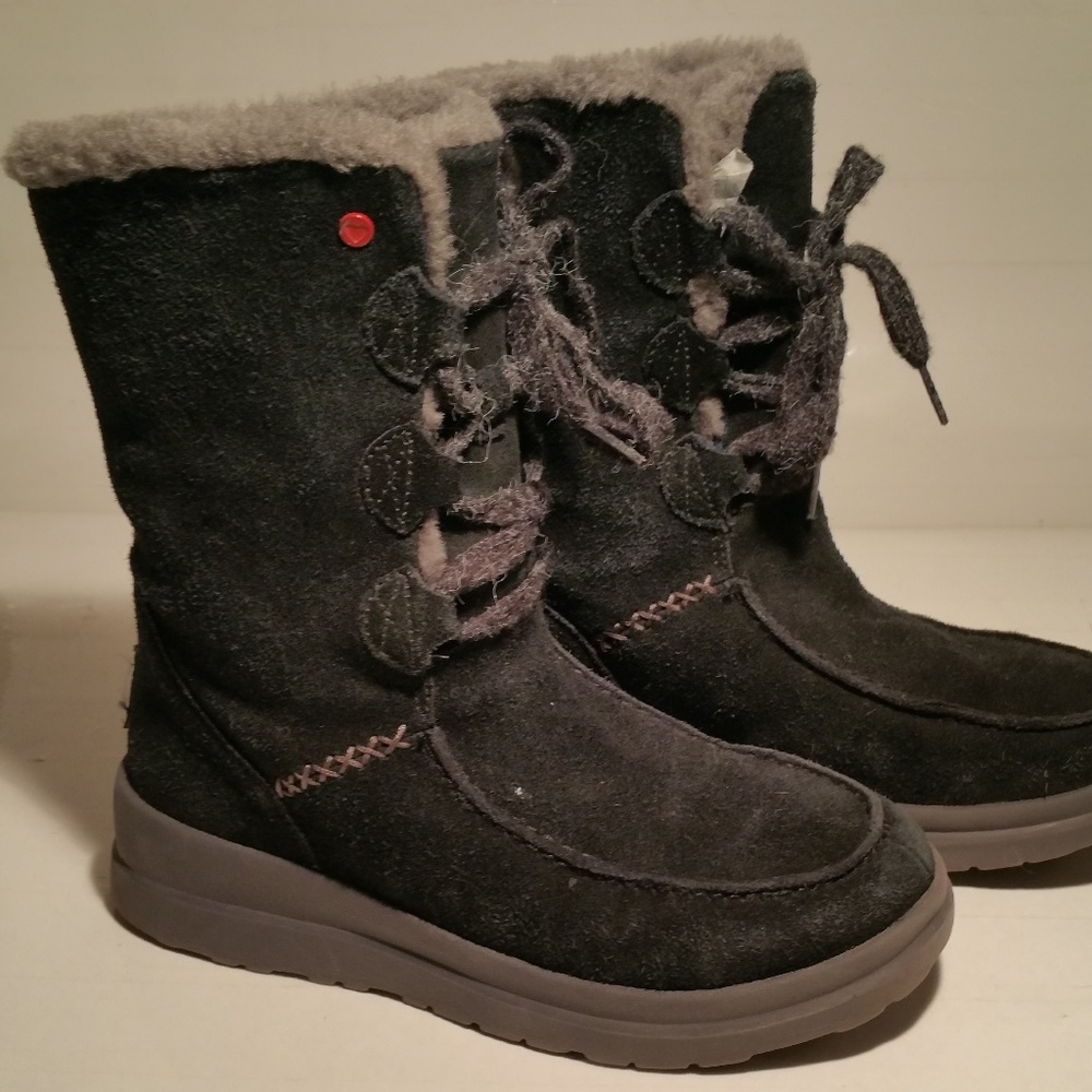 I Heart UGG Women’s Grey Wool Lined Boots
